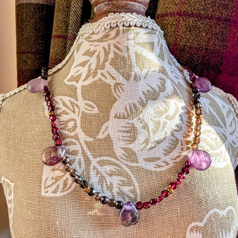 The Smokey Briolette Necklace