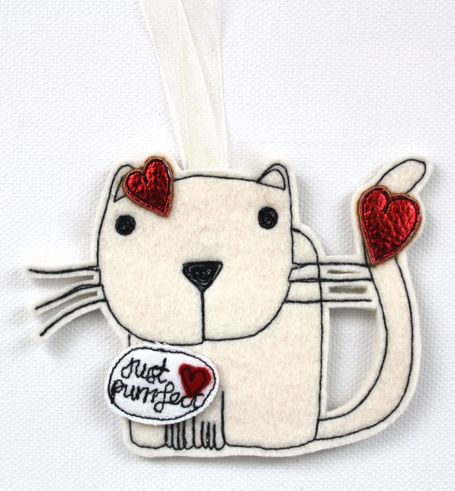 Just Purrrfect Kitty - Hanging Decoration