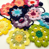 Happy Flower Crochet Bunting 