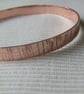 Hammered Copper Bangle Bracelet,  B62 - Image 2