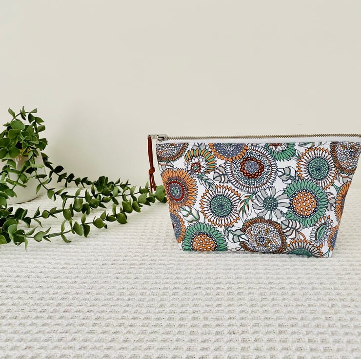 Make Up Pouch With Water Resistant Lining - Folksy