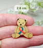 Congenital Heart Defect Awareness Ribbon Bear Pin, Handmade CHD Support Gift - Image 4