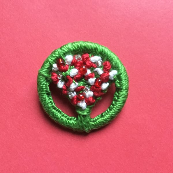 Dorset Button Brooch 