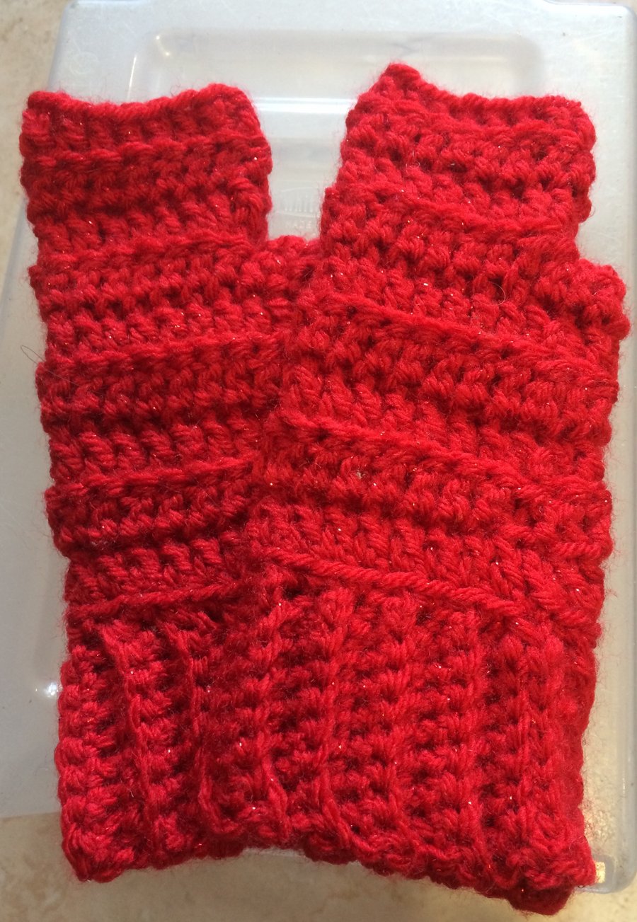 Gorgeous children’s fingerless gloves 
