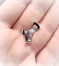 Abstract sterling silver ring - Image 4