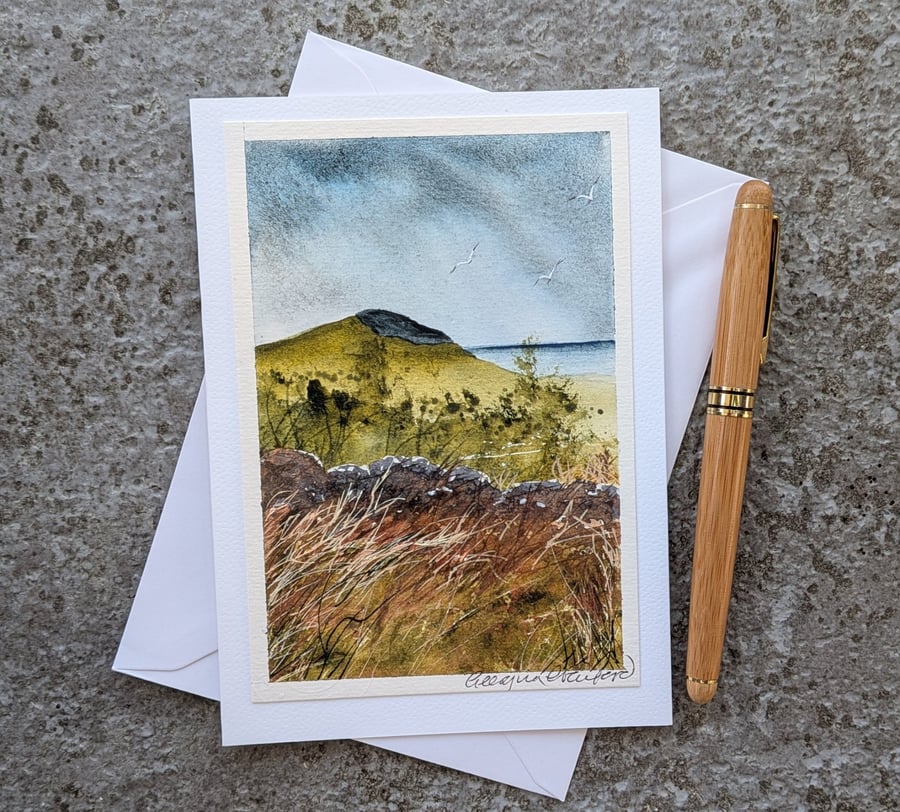 Wild Moor. Blank Card. Original Painting 260193