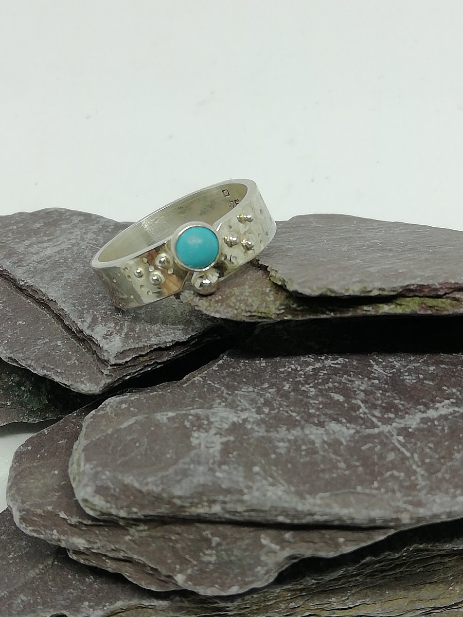 Adjustable Turquoise Ring