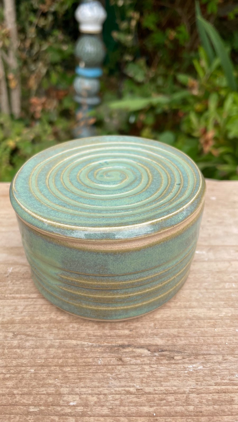Stoneware Wheel Thrown Pottery Butter Keeper