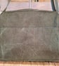 Olive denim messenger