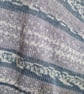 Hand Knitted Baby Blanket – Neutral Greys & Cream, Fair Isle Style  - Image 3