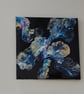Floral Flow one , fluid acrylic canvas  - Image 8