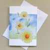 Blank floral greeting card print from my own design