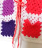 Granny crochet waistcoat- purple to pink - Image 3