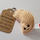 Fortune Cookie Teacher Gift Keyring