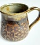 Mug Brown Glazed  - Hand Thrown Stoneware Ceramic Mug 