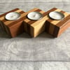 Wooden Tealight Holder, Tea light Holder, Candle Holder, handmade, Home Decor,