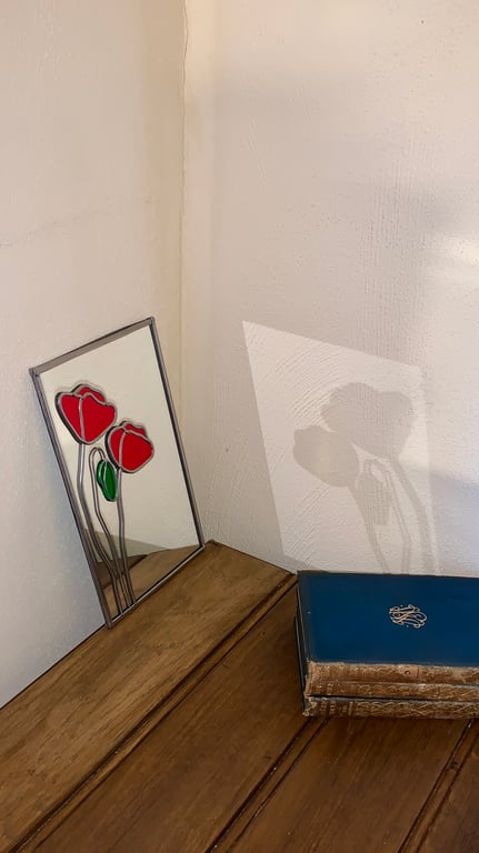 Mirror. Art nouveau style.