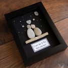 Love you to the moon and back framed gift.