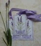 GIFT TAGS ( set of 3) Vintage-style.' Lovely Lavender' ...ready to ship...