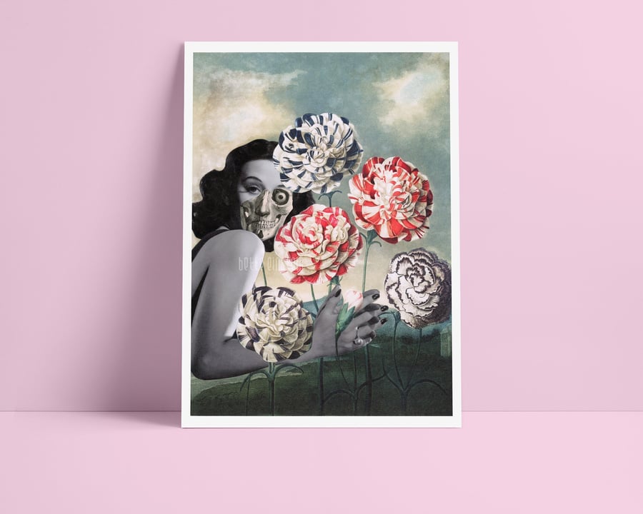Hedy - Surreal Collage Giclee Print