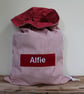 Striped Personalised Christmas Sack - Image 1