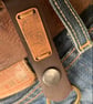 Swifts - Handmade Etched Copper & Leather Beltloop Keyring - Image 3