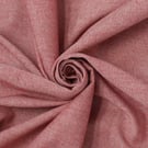 Plain ROUND Tablecloth 275cm  Cotton linen  Red Wine