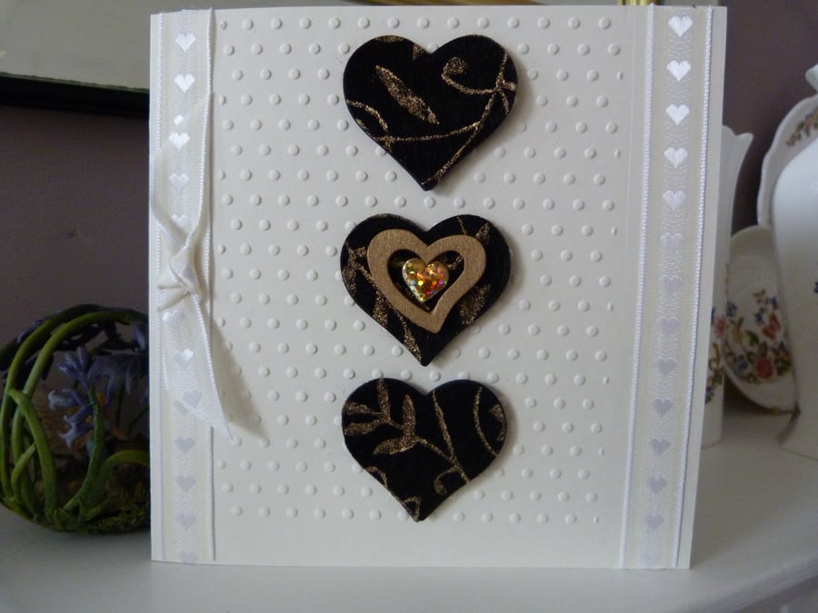 Dramatic Heart Card