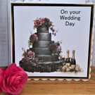 C4750  Gothic Wedding Card