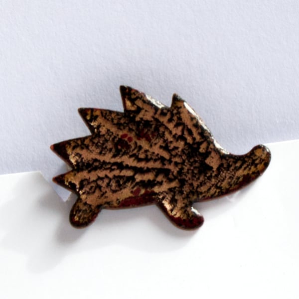 hedgehog brooch