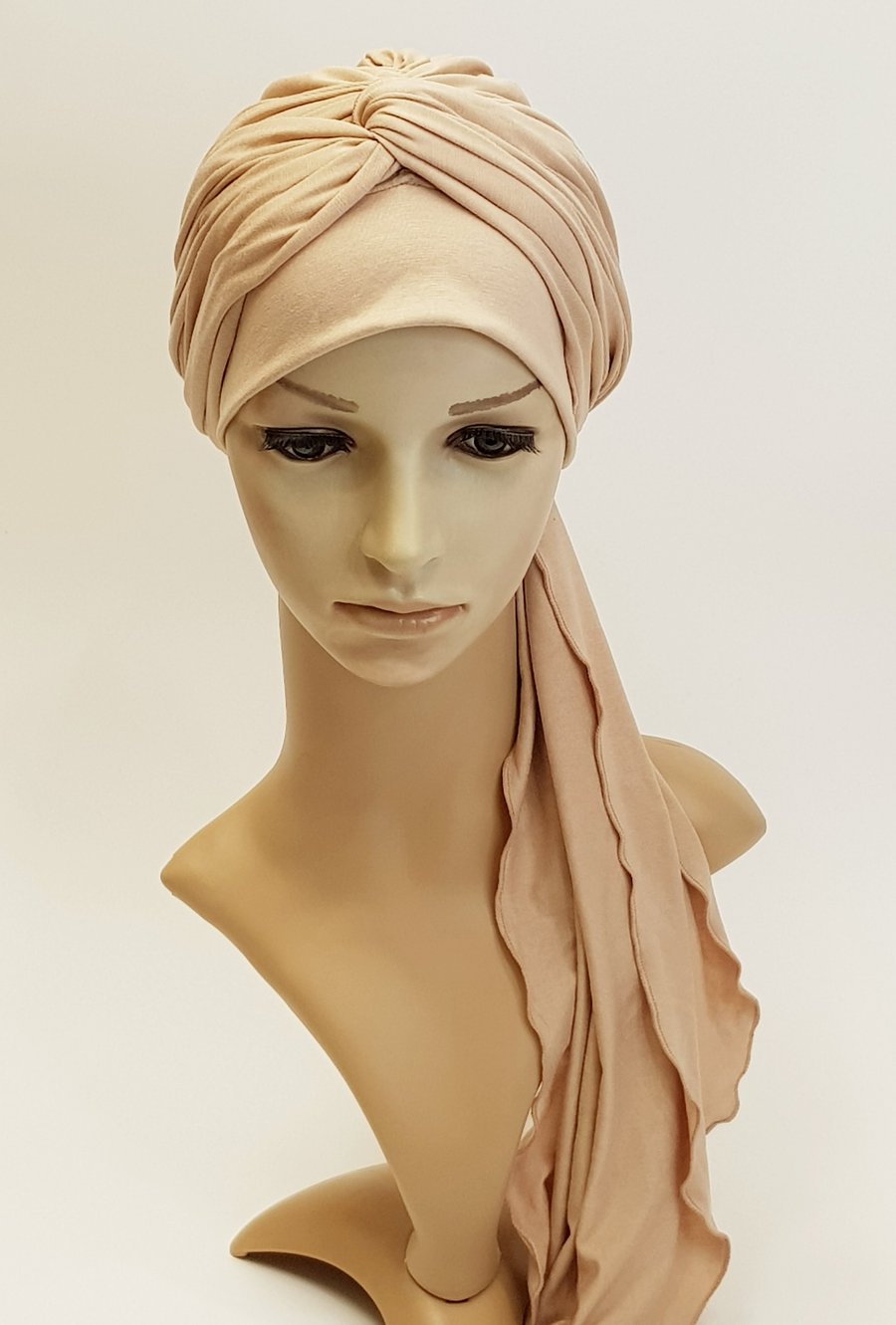 Asian style head wear for women chemo turban viscose jersey headscarf