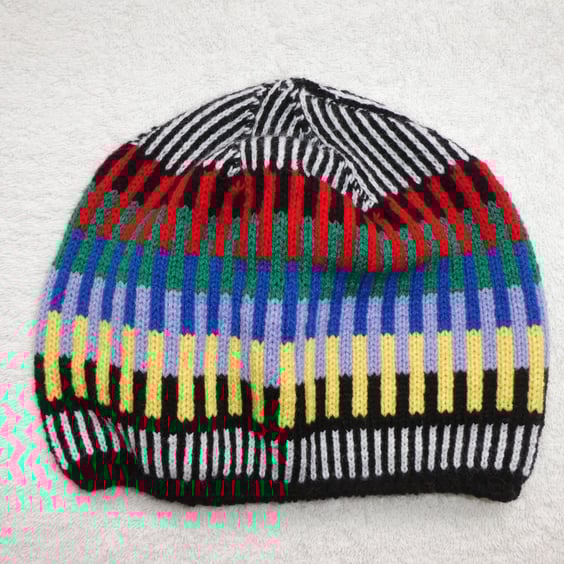 Beanie Style Hat in Multicolours. No 2.