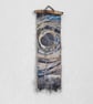 Art felt  wall hanging with a hagstone 1