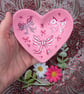 Bows Pink hand-painted ceramic ring jewellery dish - Image 10