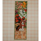 Bookmark Basset hound in the garden