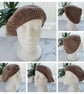 Gift Set - Navy Blue Hiking Mitts & Acorn Beret Hat  - Image 9