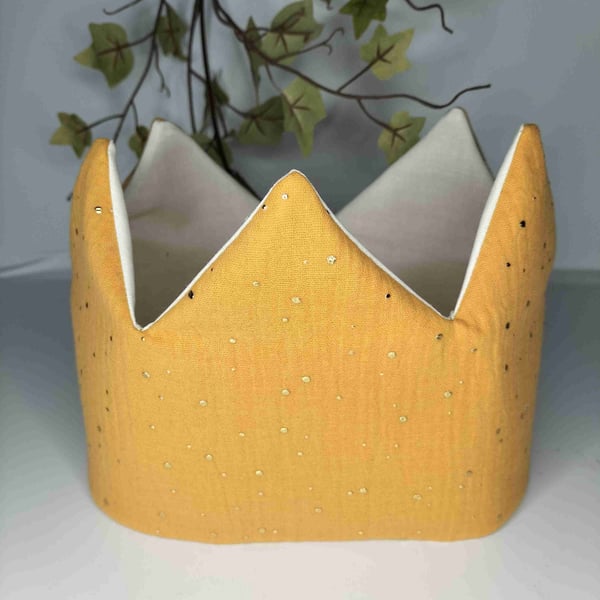 Muslin party crown. Crown. Eco crown. crown. Handmade 