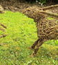 Animal sculpture, woven willow, wicker, birds, hare, animals, handmade - Image 4