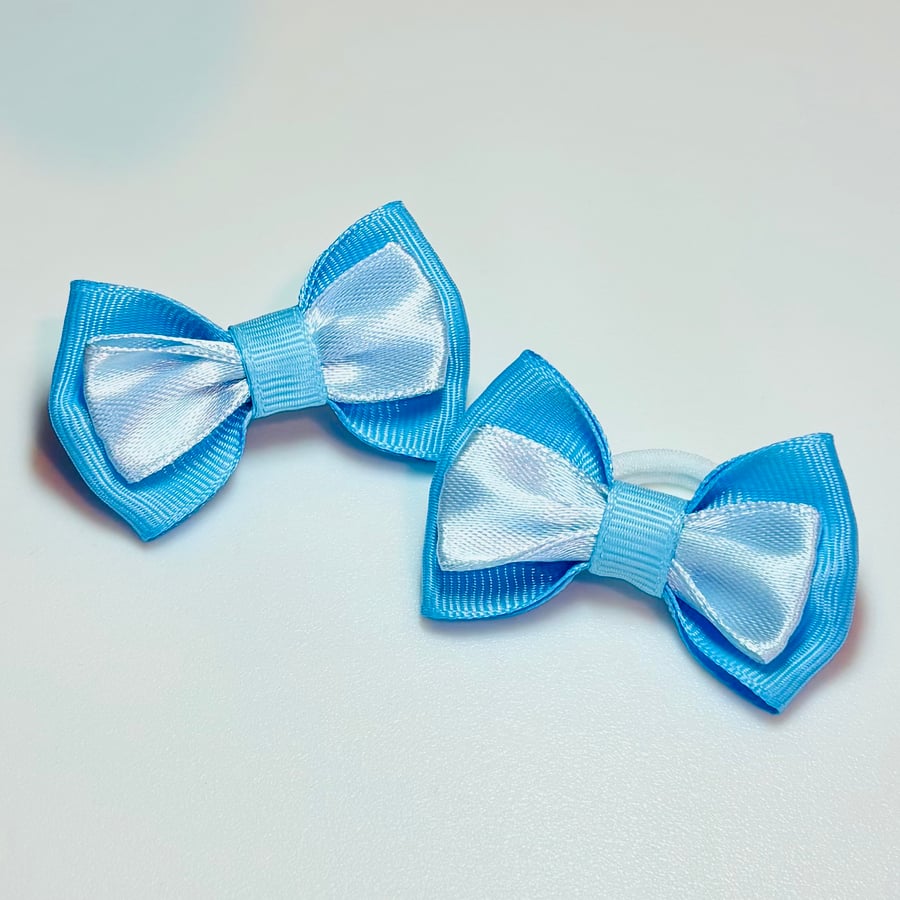 Alice in wonderland Bow Hair Bobbles 