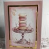 Greeting Card - Vintage Peach Flowers - C183