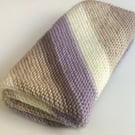 Baby blanket hand knitted
