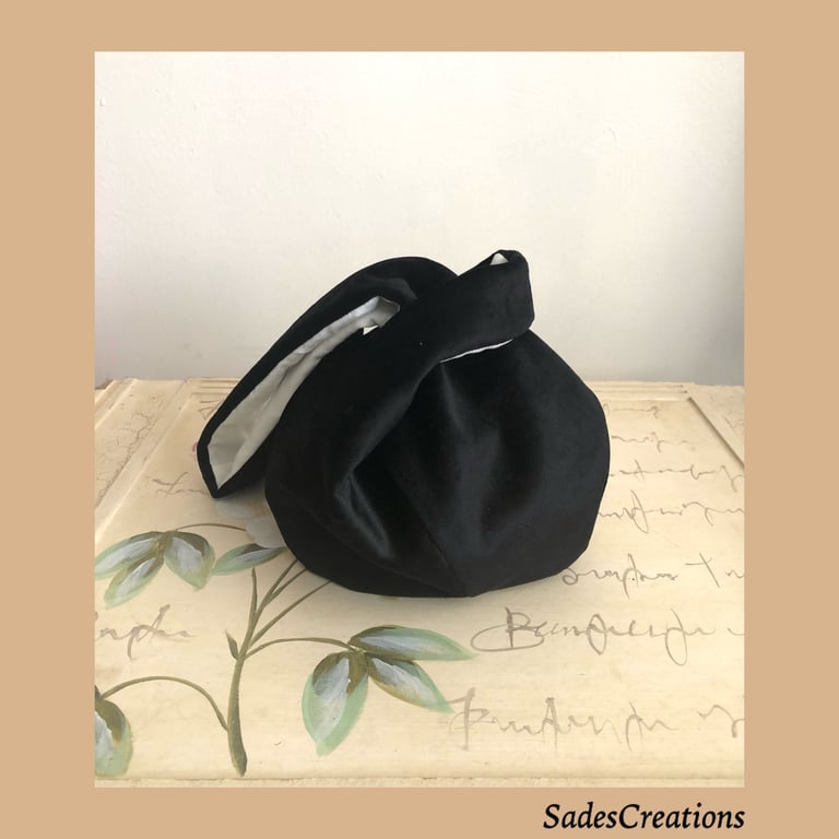 Japanese Knot Bag Black