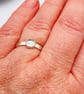 Aquamarine Sterling Silver Ring  - Image 3
