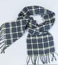 Handwoven tartan scarf - Image 1