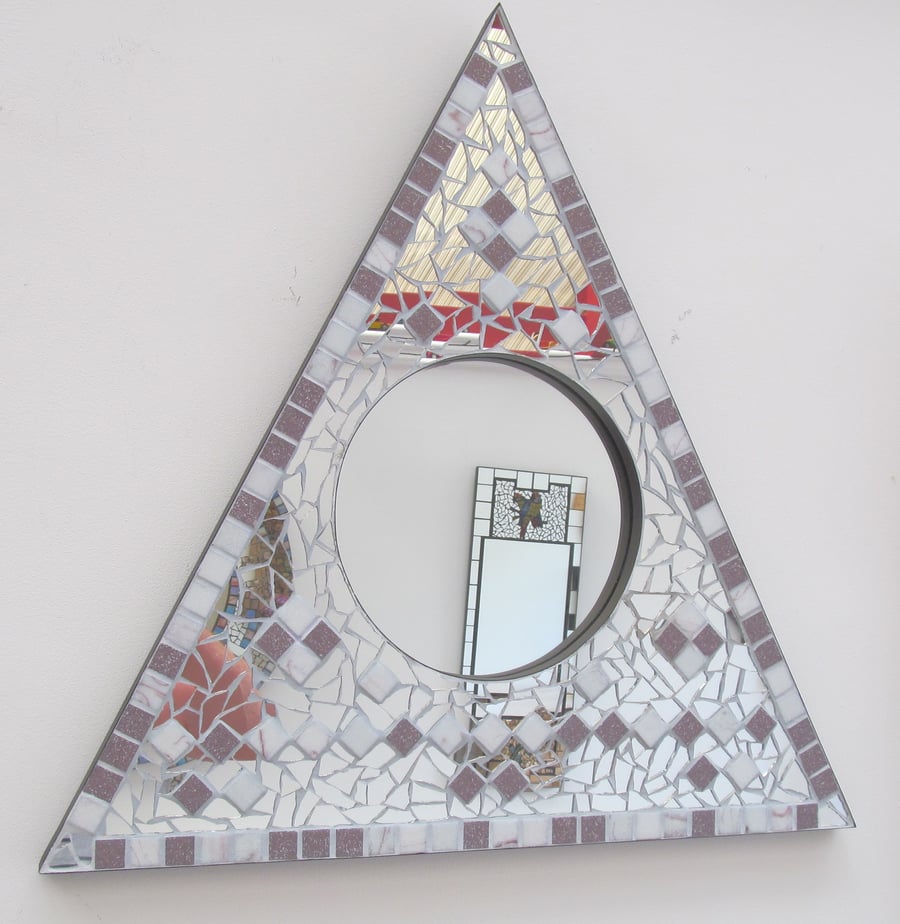 Handmade Mosaic mirror. FREE U.K.MAINLAND DELIVERY