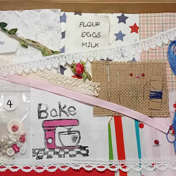 Baking slow stitch kit with over 25 selected items. Limited edition. 