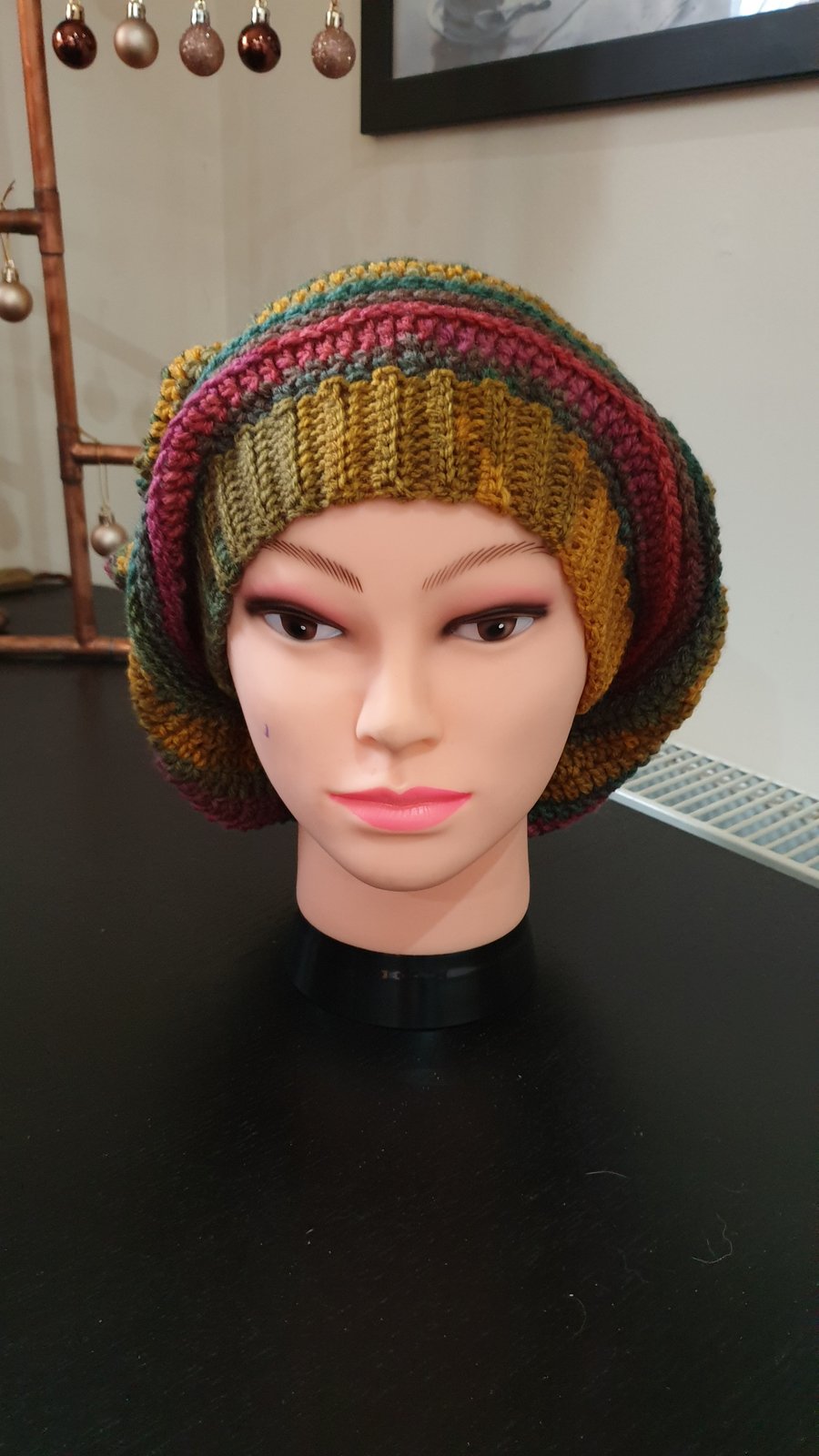 Slouchy hat and Shawl