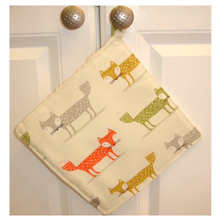 Fox Pot Holder Potholder Kitchen Grab Mat Chef's Pad