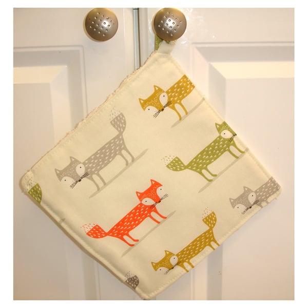 Fox Pot Holder Potholder Kitchen Grab Mat Chef's Pad