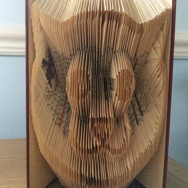 Cartoon Cat Face MMF Book Folding Pattern - EMAILED PDF PATTERN
